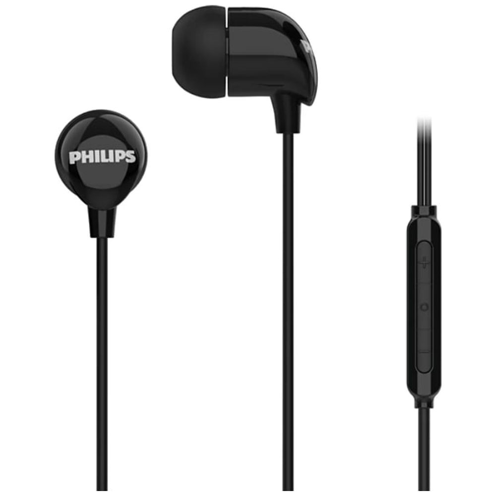 Philips Philips 1024 - In Ear Wired Headphone - 1.2 m - Built-in inline microphone - Black 1.2 m