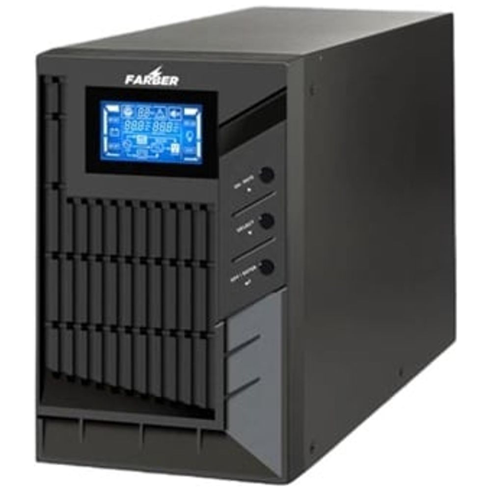 Farber - online UPS - 2KVA - 8A - Black 2KVA, 8A