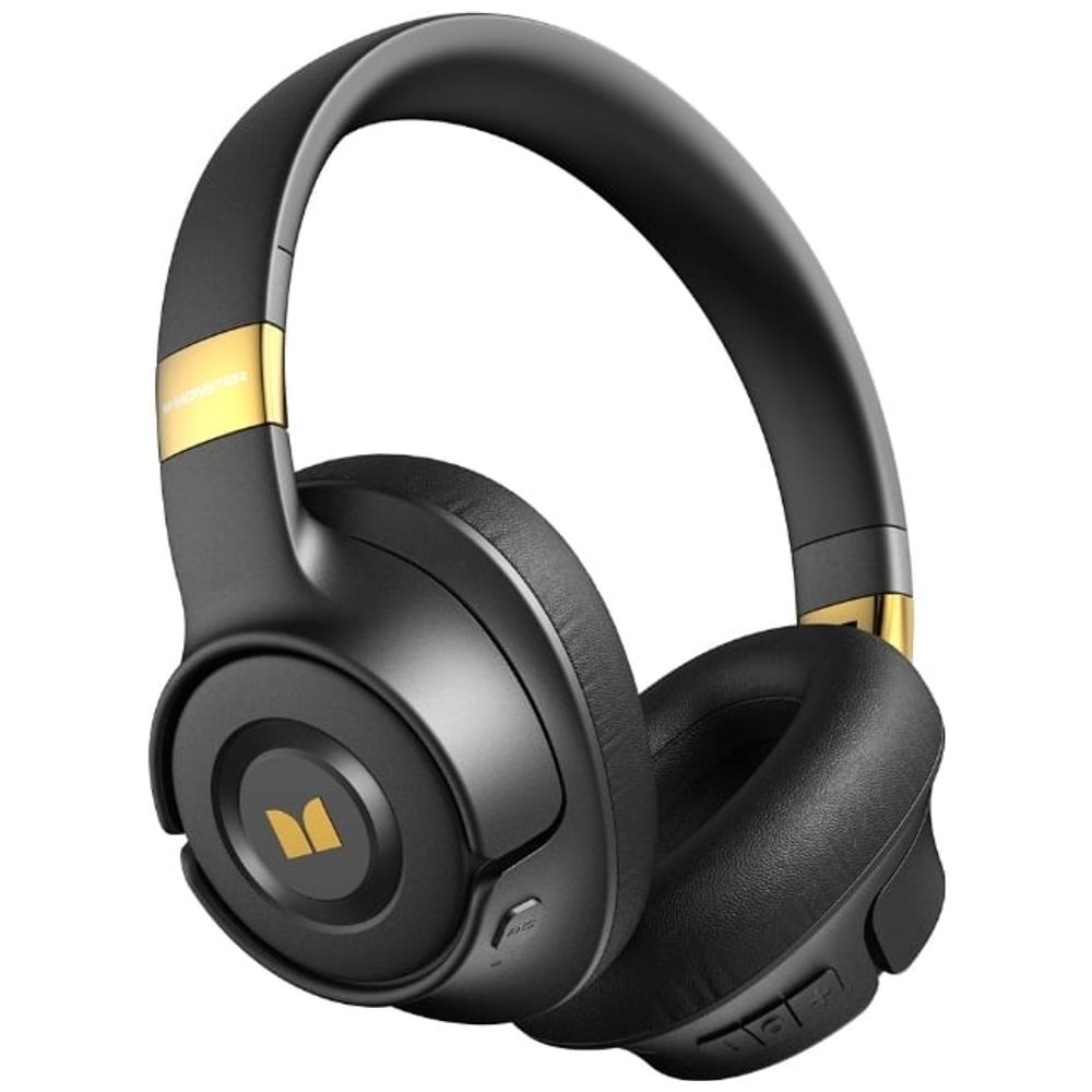 Monster Monster Persona SE Over Ear Headphones - Active Noise Cancelling (ANC) - Long Battery Life Up to 60 hours of continuous use - Black