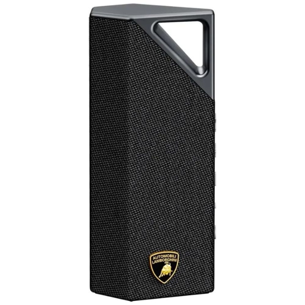 Bugani Bugani Brief Lamborghini Version Portable Bluetooth Speaker - Output Power Up to 28W  - USB-C Charging Port - Water Resistance IPX7 - Silver 28W, IPX7