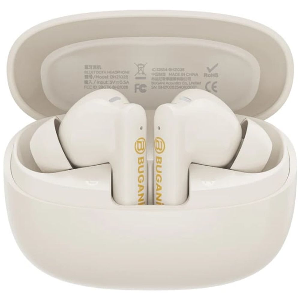 Bugani Bugani Freebuds B20 True Wireless Earbuds - Water Resistance IPX4 - Touch controls - White IPX4