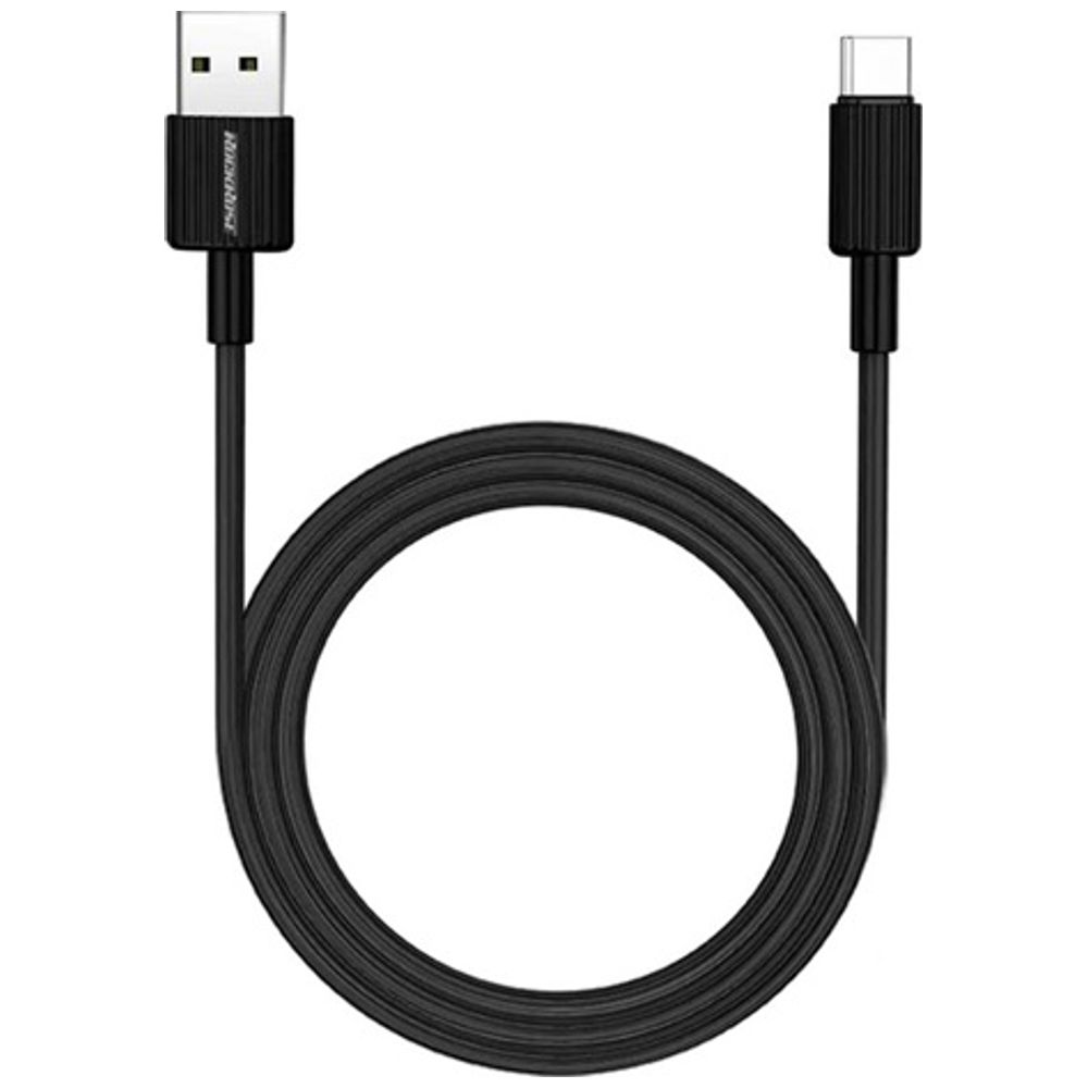 RockRose RockRose 2788 - USB-A To USB-C Cable - 1M - Black 1M