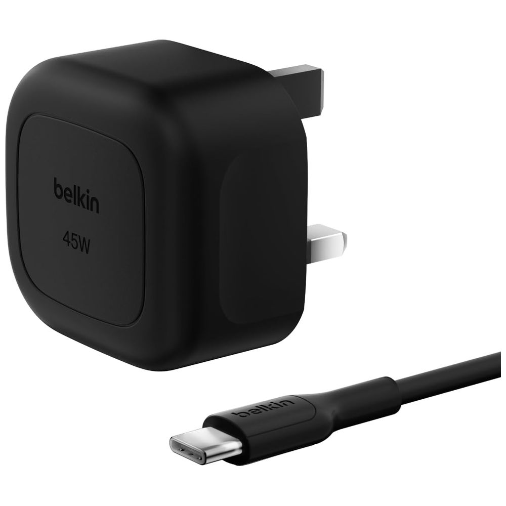 Belkin 2496 - Wall Charger & USB-C Cable 1M - 45W - Black 45W