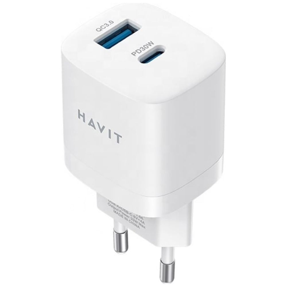 Havit Havit UC30 Pro UK Wall Charger - Total output power up to 30W - Dual Ports - Black 30W – 11,750 IQD Iraq