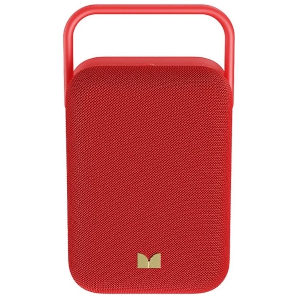Monster Atomic Tower Wireless Speaker - Battery Life Up to 12 hours - IP Rating IPX7 - Red 12 hours battery life, IPX7