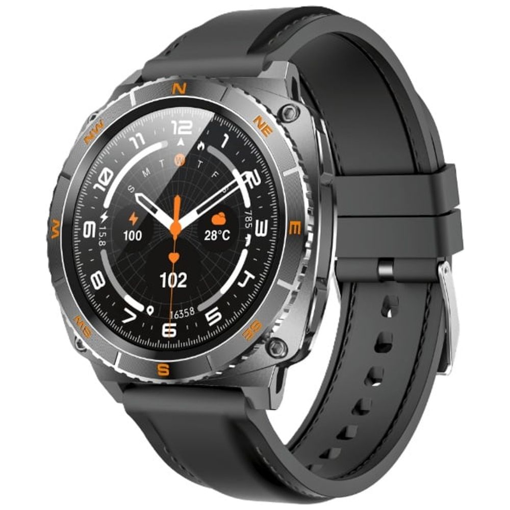 G-tab GTR6 - Smart Watch - 1.43-inch Amoled - IP68 water and dust resistance - Black 1.43-inch AMOLED