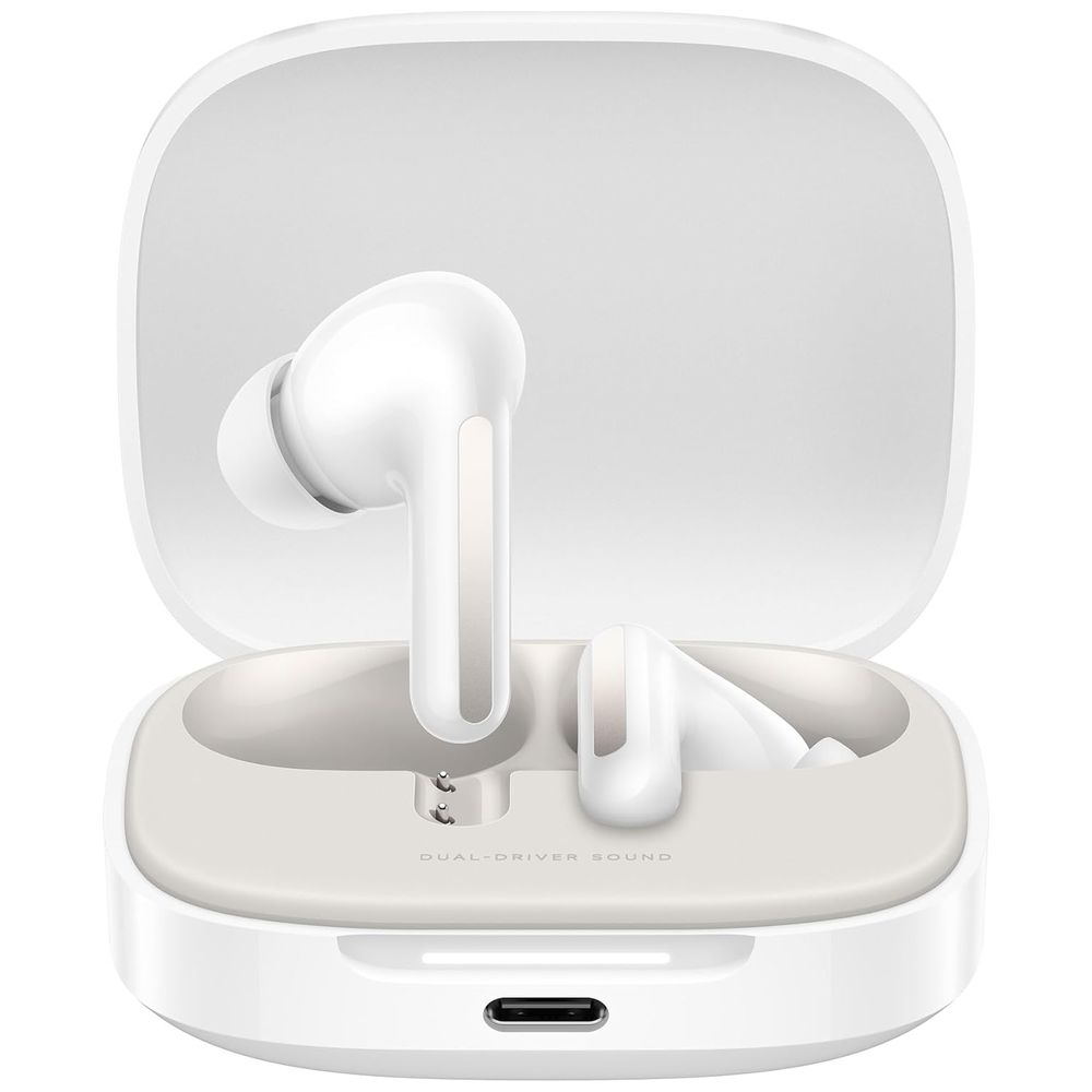 Xiaomi Xiaomi Redmi Buds 6 - Bluetooth Headphone In Ear - Battery life Up to 20 hours - IPX4 Water Resistance - White 20h