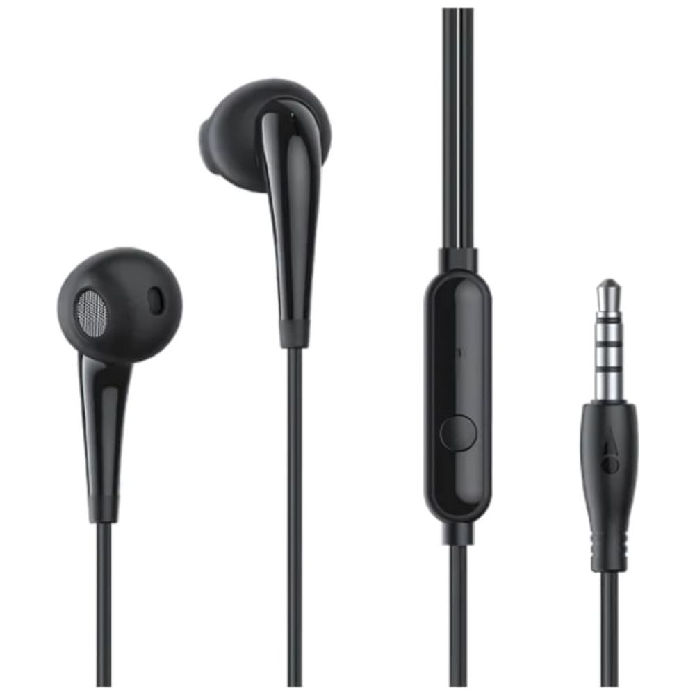 Oraimo Oraimo Halo 2S Wired in-ear Earphone - 3.5mm Connector - Lightweight Design - Black 3.5mm