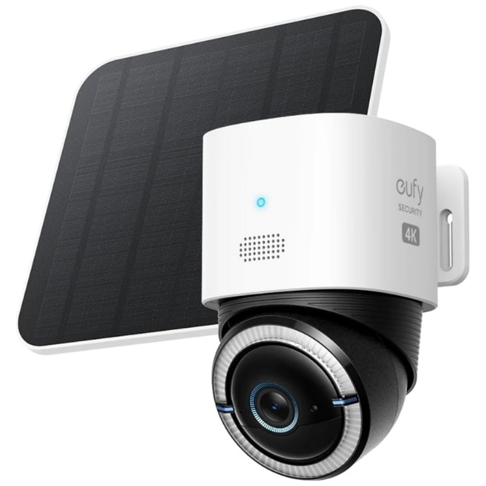 Anker Anker Eufy 4G LTE Cam S330 - Dual connectivity with 4G LTE and Wi-Fi and automatic network switching - 4K color resolution for clear day and night footage - White 4K