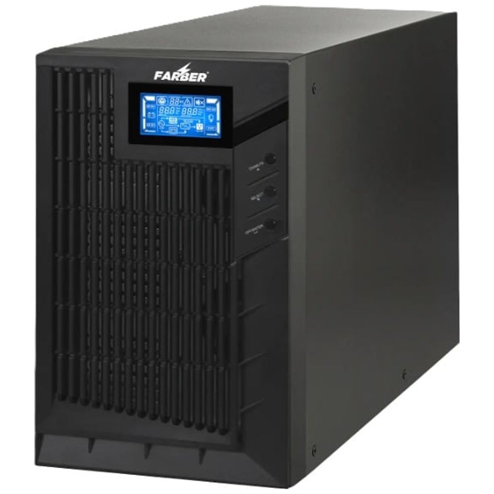 Farber Farber - online UPS - 3KVA - 12A - Black 3KVA 12A
