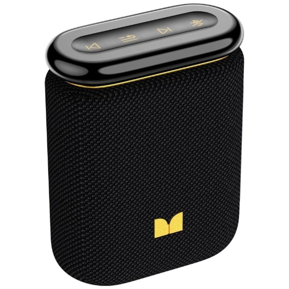 Monster Monster Atomic Pebble - Portable Bluetooth Speaker - Play Time Up to 11 hours - IP55 (water and dust resistant) - Black IP55