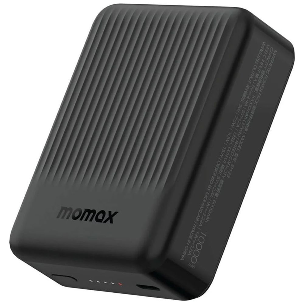Momax Momax Q.Mag Minimal 2 - Magnetic Power Bank - 10000mAh  - MagSafe compatible - Black 10000mAh – 71,750 IQD Iraq