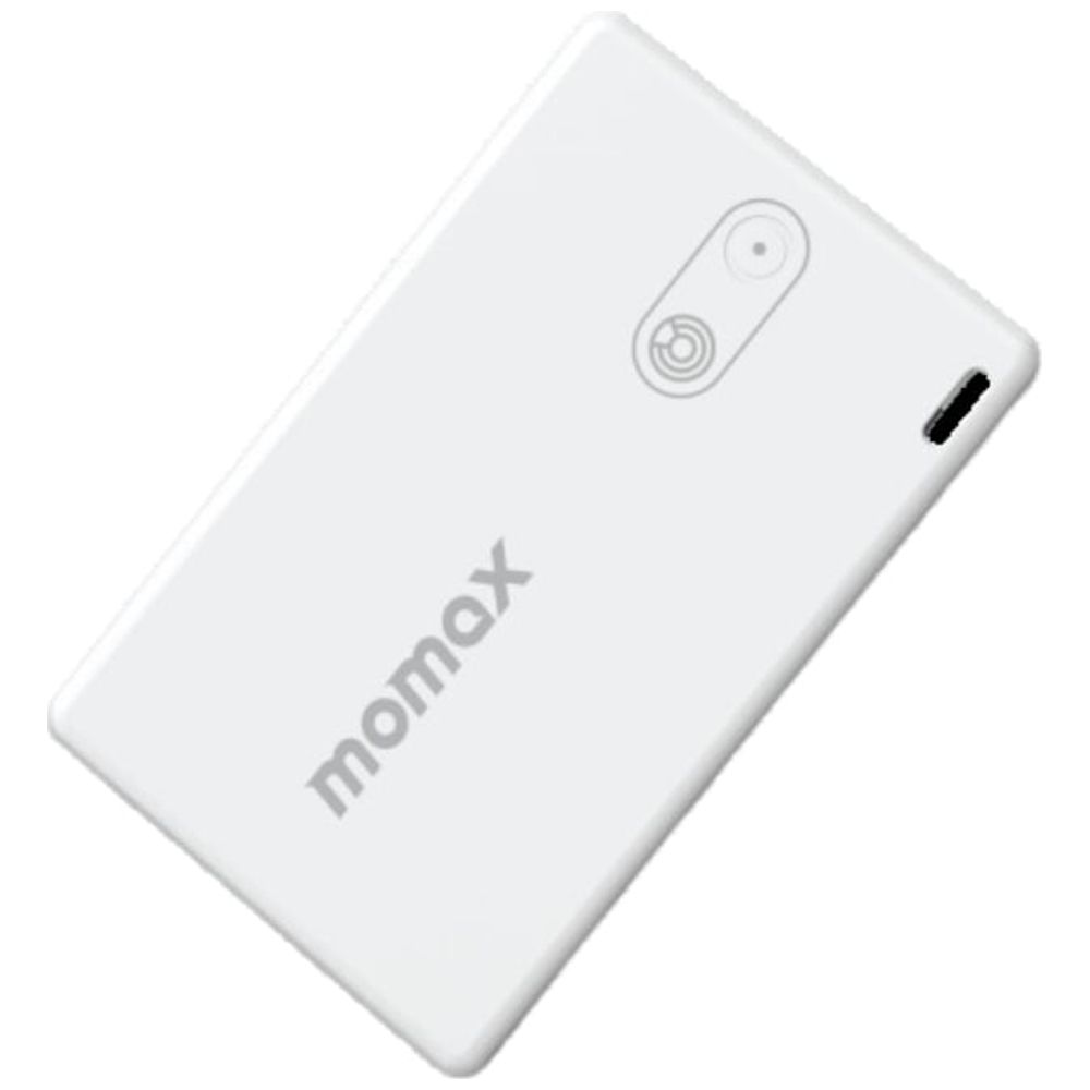 Momax Momax Find My Ultra Slim Tracker - Precise Positioning - Long Battery Life - White