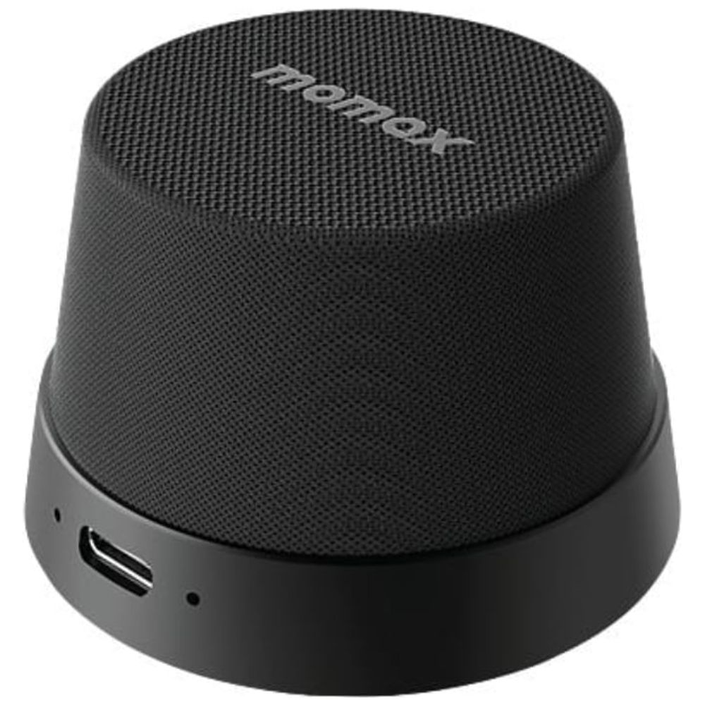 Momax Momax Vibe Go Magnetic Wireless Speaker - Water Resistance IPX6 - Battery Life Up to 12 hours - Black IPX6, 12h