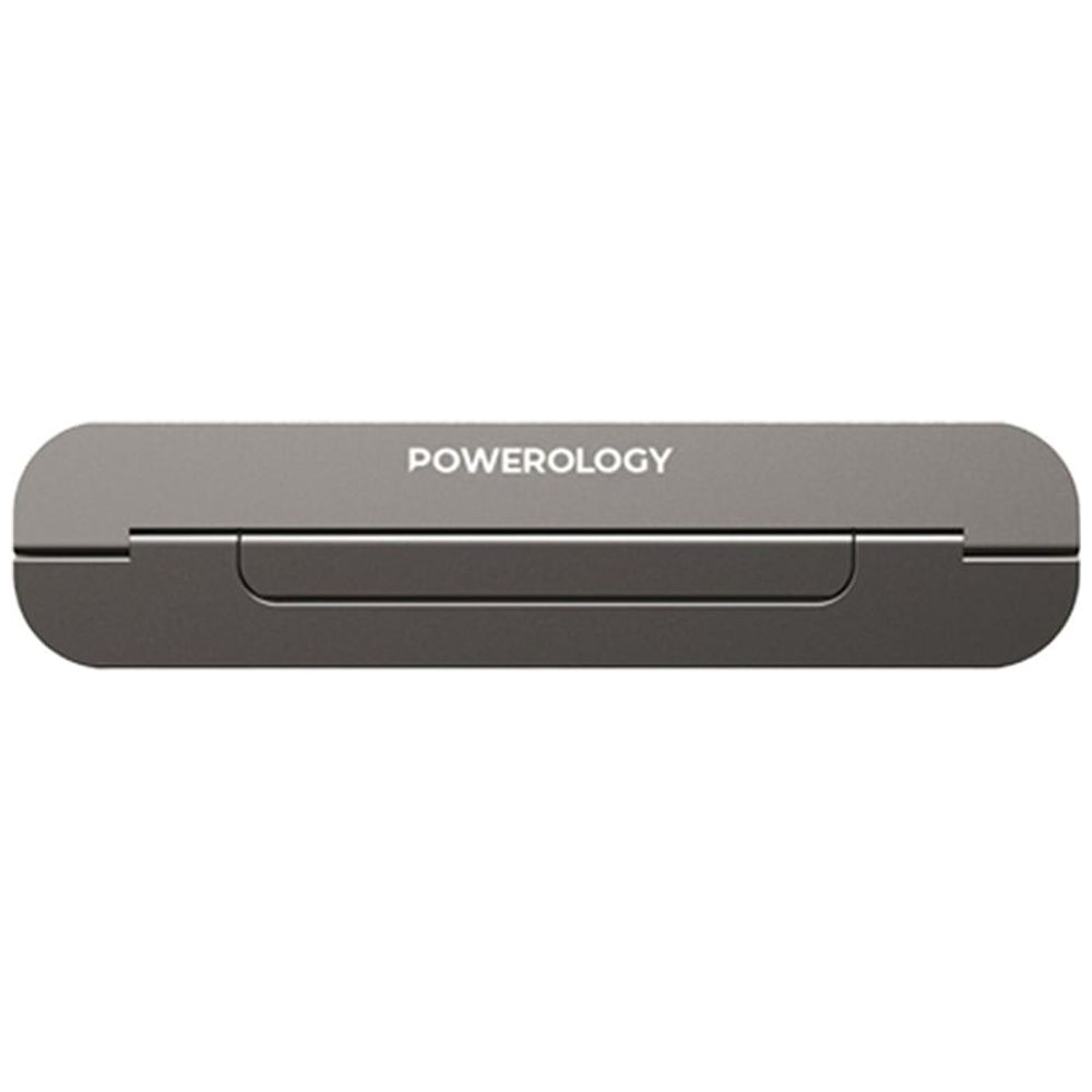 Powerology Powerology - Laptop Stand - Aluminum Foldable and Portable - Grey