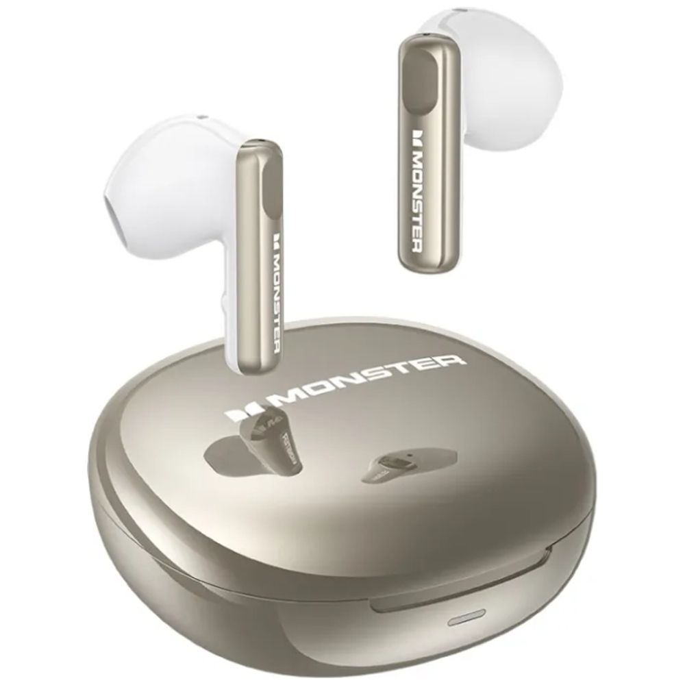 Monster N-Lite 209 Wireless Earbuds - AI-Powered Technology - Water Resistant IPX5 - White IPX5 – 30,000 IQD Iraq