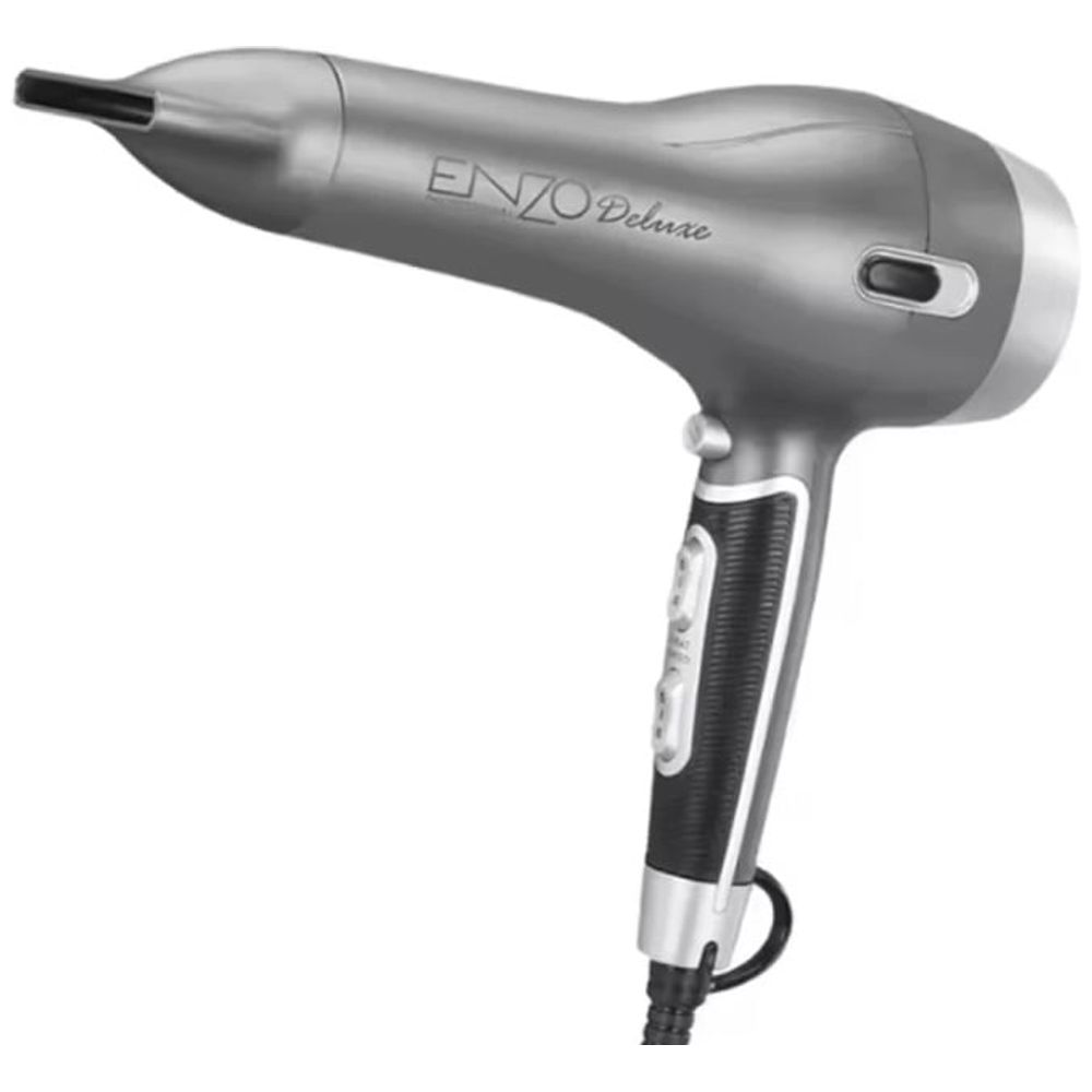 ENZO EN-6015 Professional Hair Dryer - Powerful professional AC motor - High power output (1800W – 3000W) - Gray