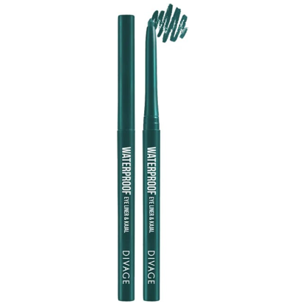 Divage Eye Liner E Kajal - Waterproof, 04 Green