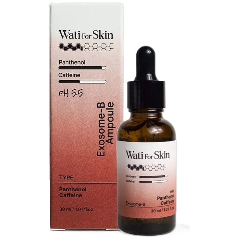 Wati For Skin Exosome-B Ampoule- Panthenol, Caffeine - 30 ml