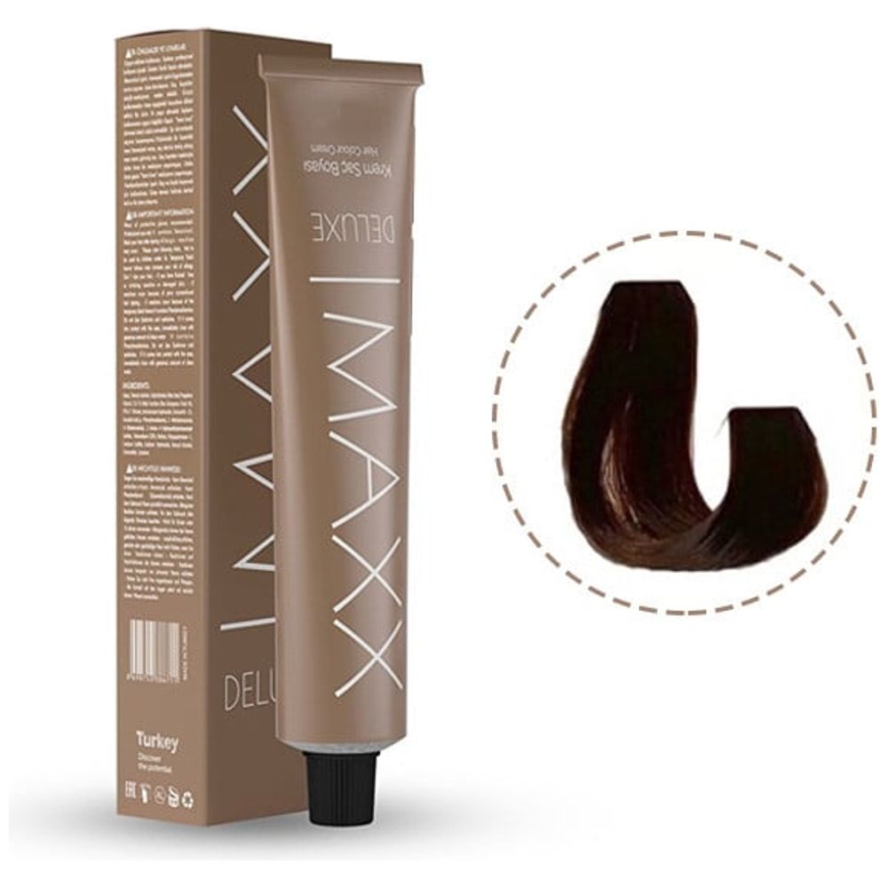 Maxx Deluxe Hair Colour 6/37 - 100ml, Bronze Brown