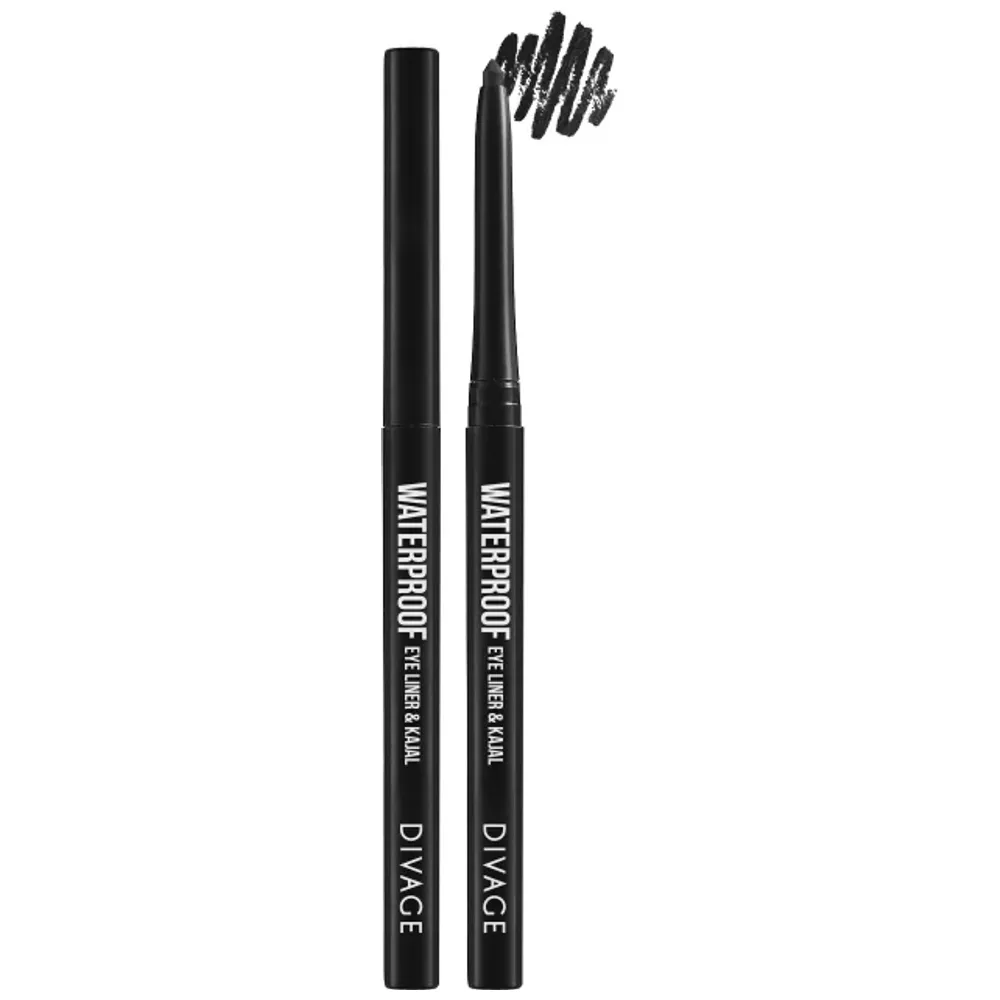 Divage Divage Eye Liner E Kajal - Waterproof, 01 Black 01 Black