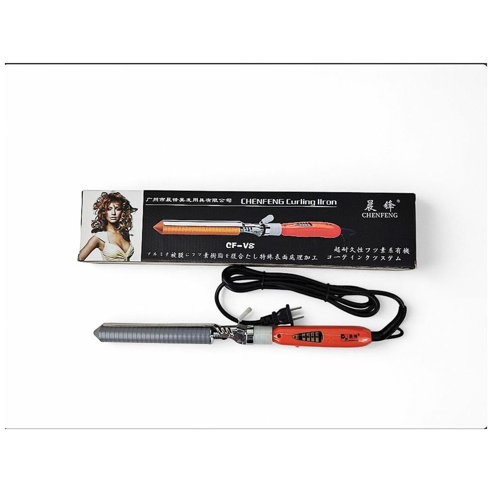 تورنادو بروفيشنال مكواة تجعيد شعر سيراميك، 19 مم - برتقالي