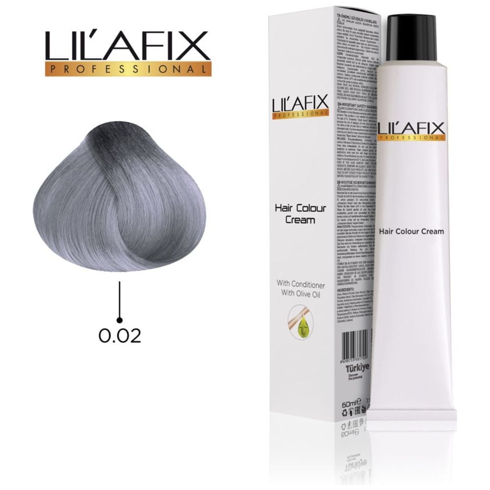 LILAFIX LILAFIX Hair Colour 0/02 - 60ml, Silver White 60ml