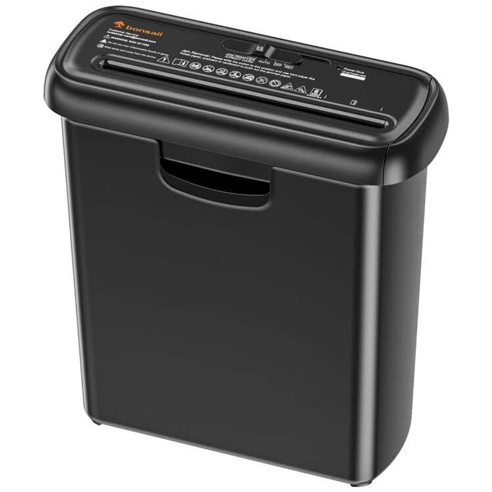 Bonsaii s123-a - Portable Paper Shredder - 6 Sheet - 9L - Black 6 Sheet, 9L – 38,000 IQD Iraq