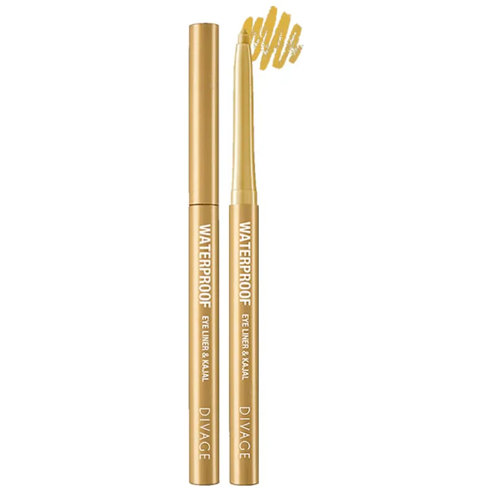 Divage Waterproof Eye Liner E Kajal, 07 - Gold