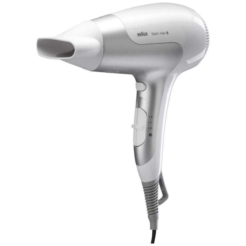 Braun Braun HD580 - Satin Hair 5 Power Perfection Hair Dryer - 2500 W - White and Silver