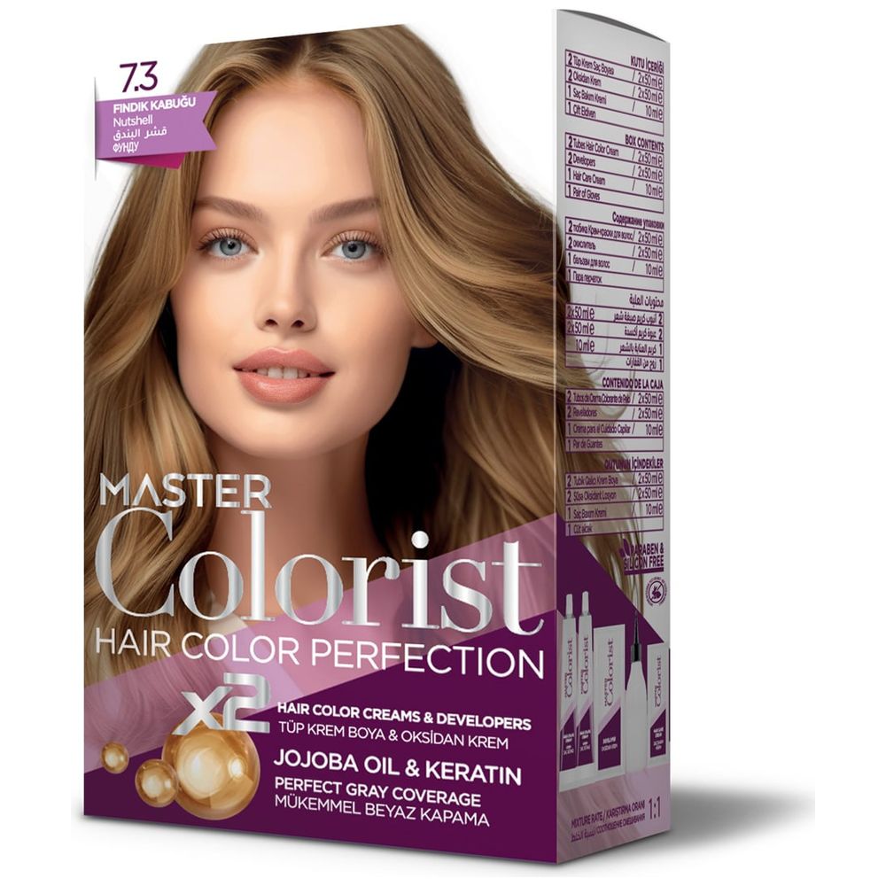 Master Colorest Hair Colour, 7.3 - Nutshell