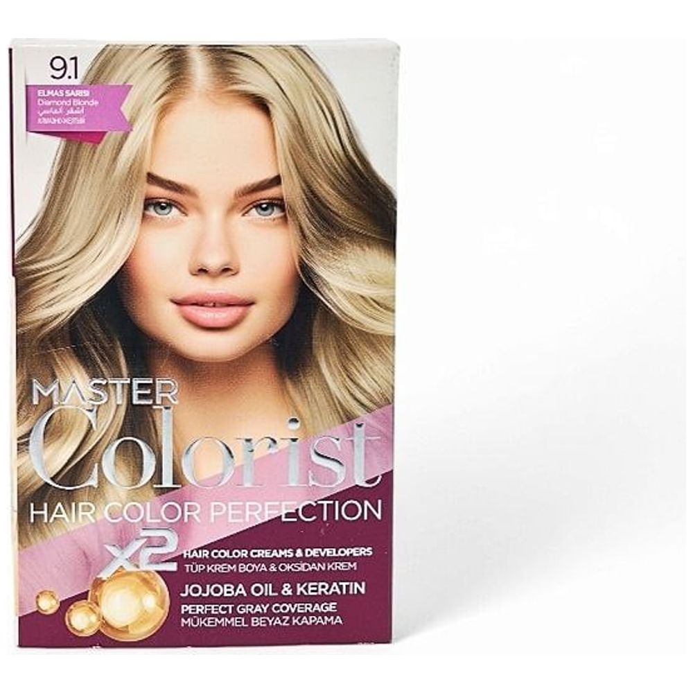 Master Colorest Hair Colour, 9.1 - Diamond Blonde