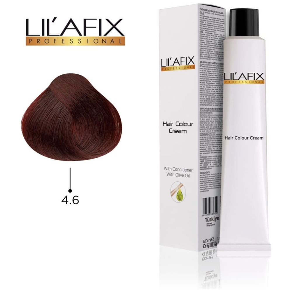 LILAFIX LILAFIX Hair Colour 4/6 - 60ml, Chestnut Red 60ml