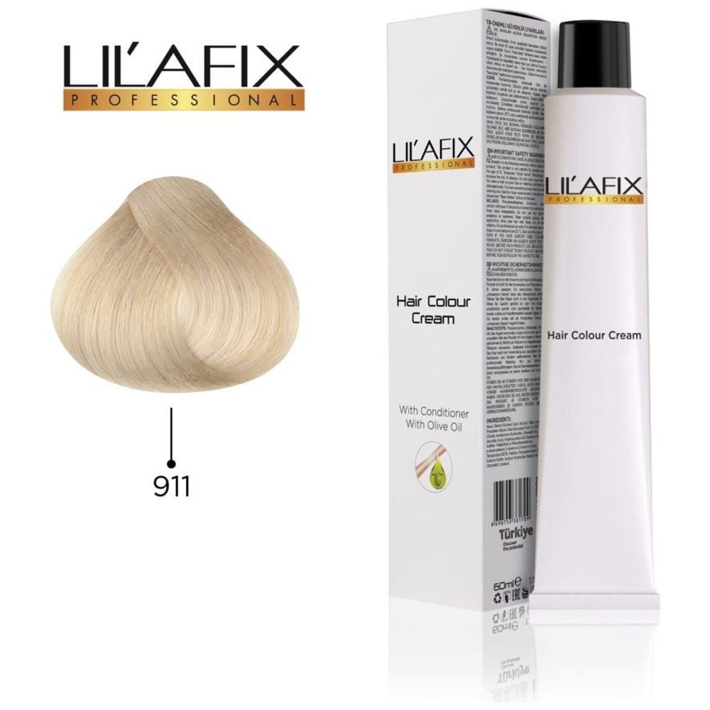 LILAFIX LILAFIX Hair Colour 911 - 60ml, Extra Lightener Yellow 60ml