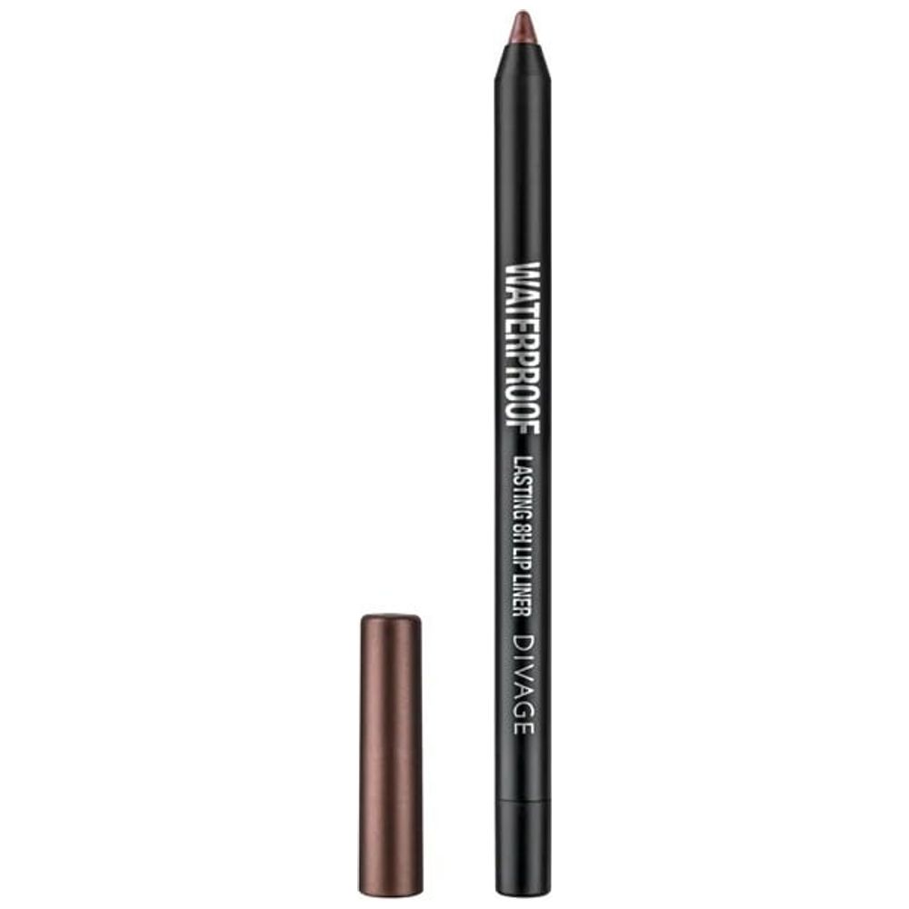 Divage Lasting 8H Lip Liner, Waterproof - 10 Wild Brown