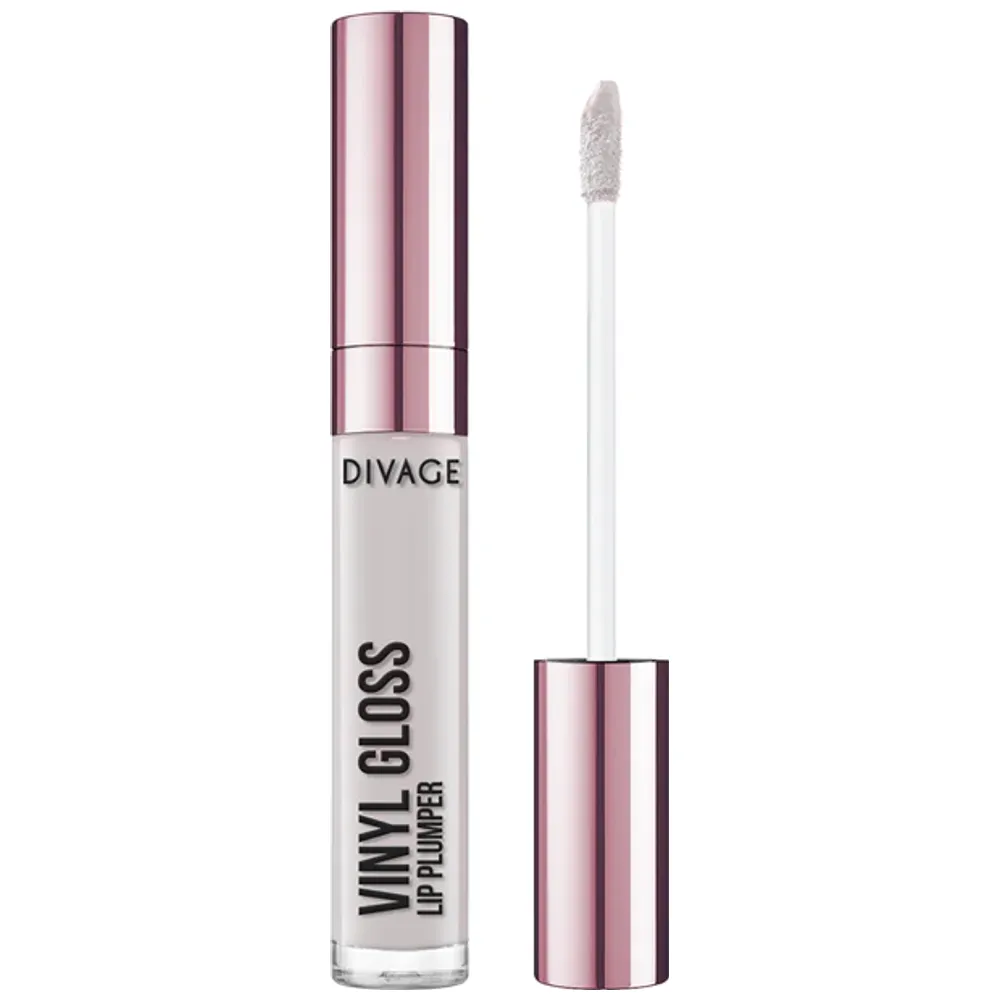 Divage Divage New Vinyl Gloss Lip Gloss, High Shine, Lightweight Formula - 01 Trasparent