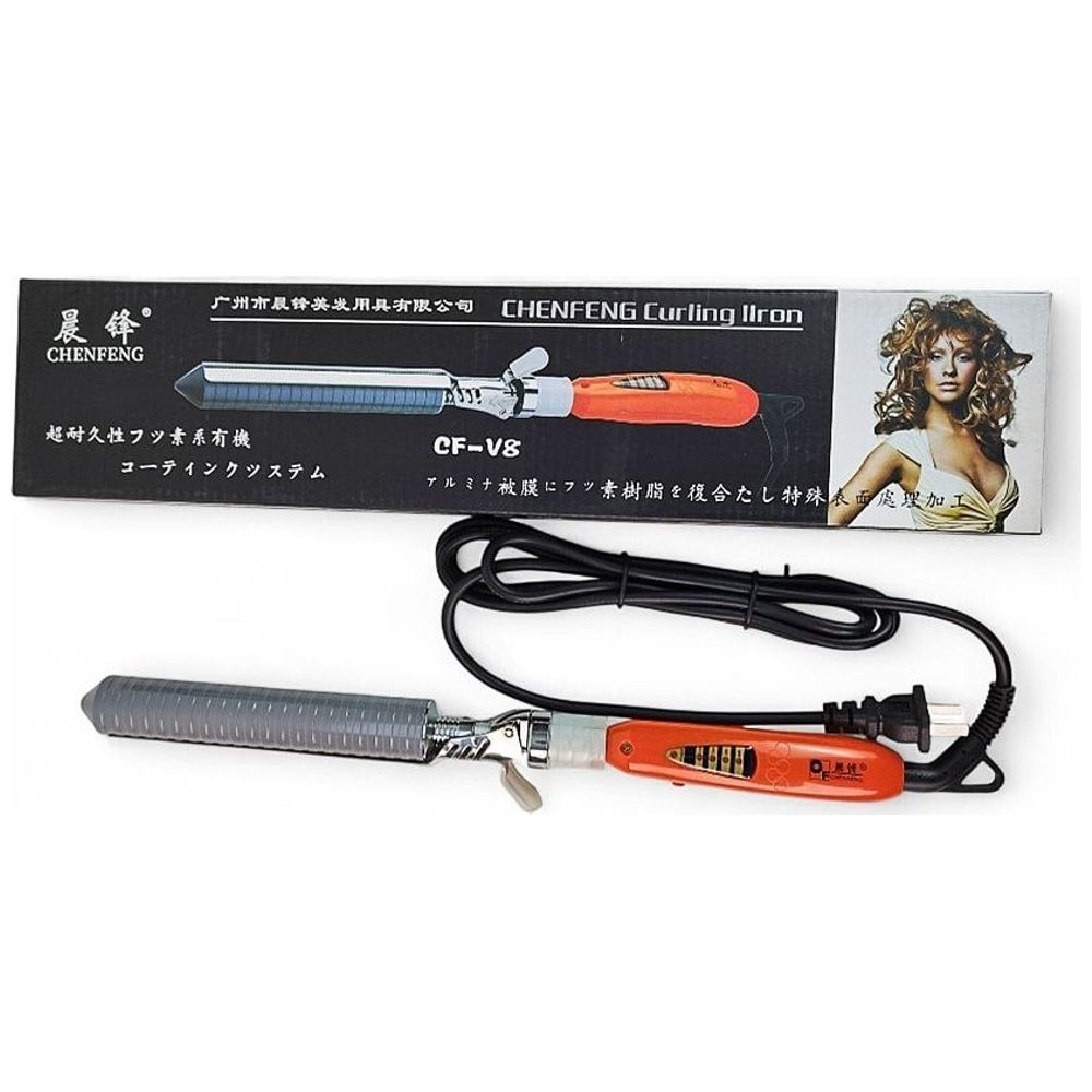 Tornado Professional مكواة تجعيد الشعر سيراميك احترافية، 28 مم - برتقالي