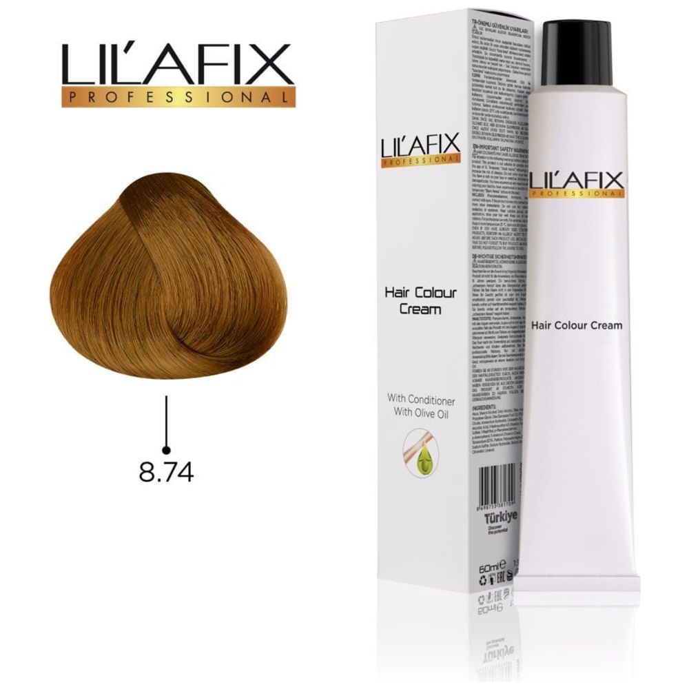 LILAFIX LILAFIX Hair Colour 8/74 - 60ml, Sparkling Caramel 60ml