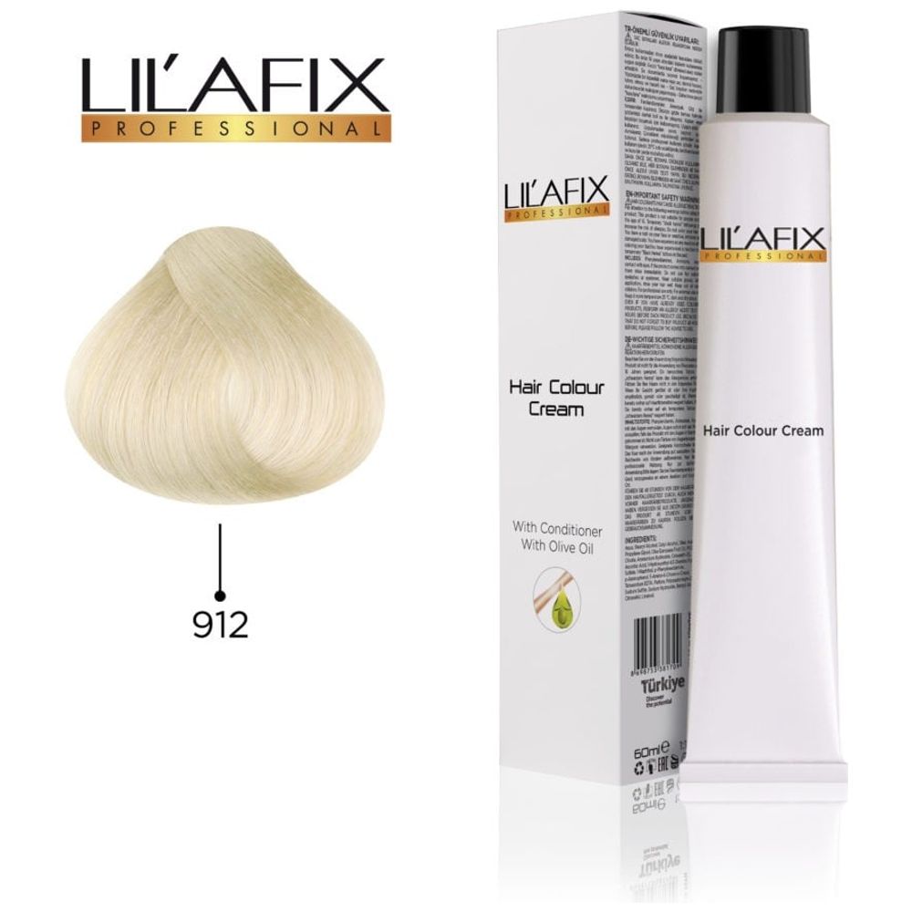 LILAFIX LILAFIX Hair Colour 912 - 60ml, Ultra Lightener Yellow 60ml