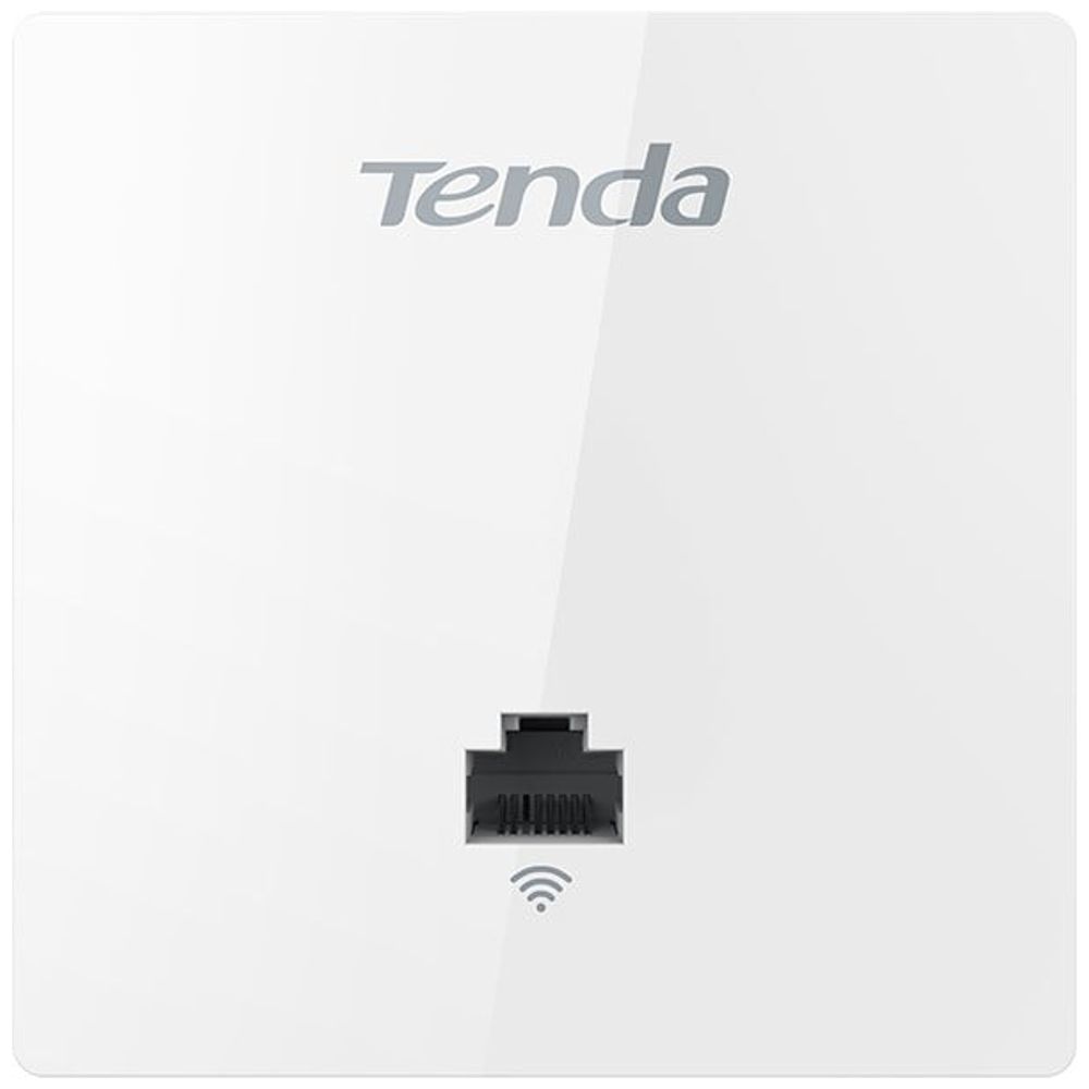 Tenda Tenda W12 - AC1200 Dual Band Gigabit In-Wall Access Point - White AC1200