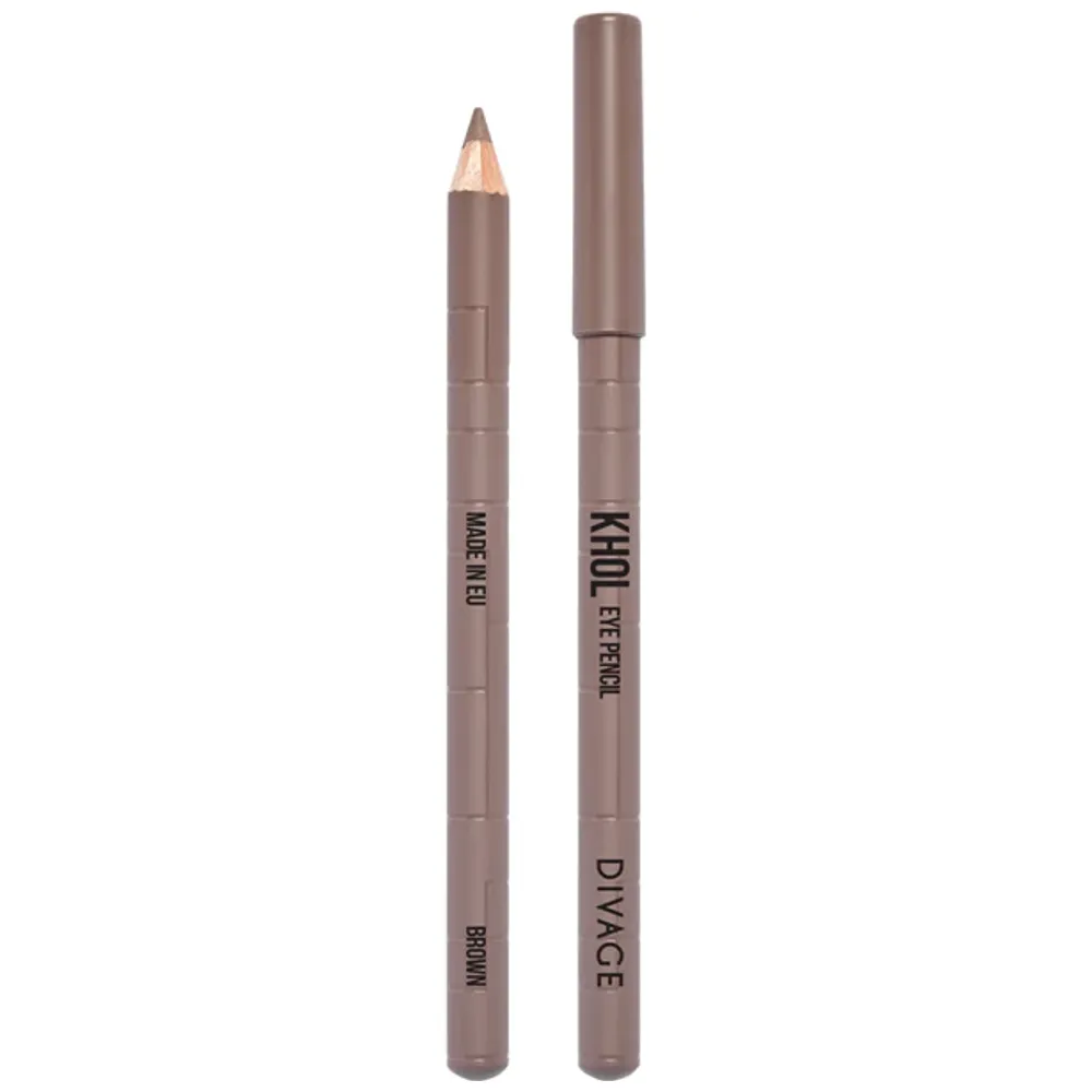 Divage Eye Pencil Khol, Creamy Texture - Brown