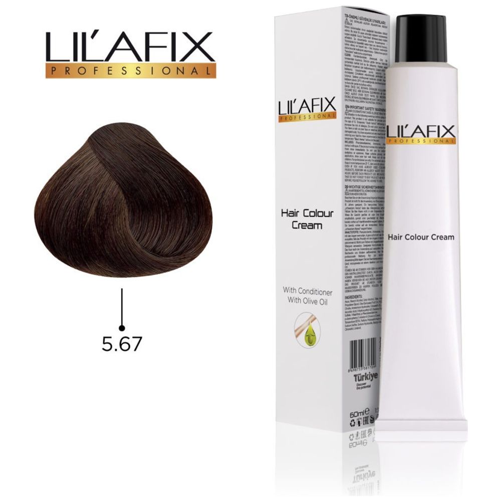 LILAFIX LILAFIX Hair Colour 5/67 - 60ml, Turkish Coffee 60ml