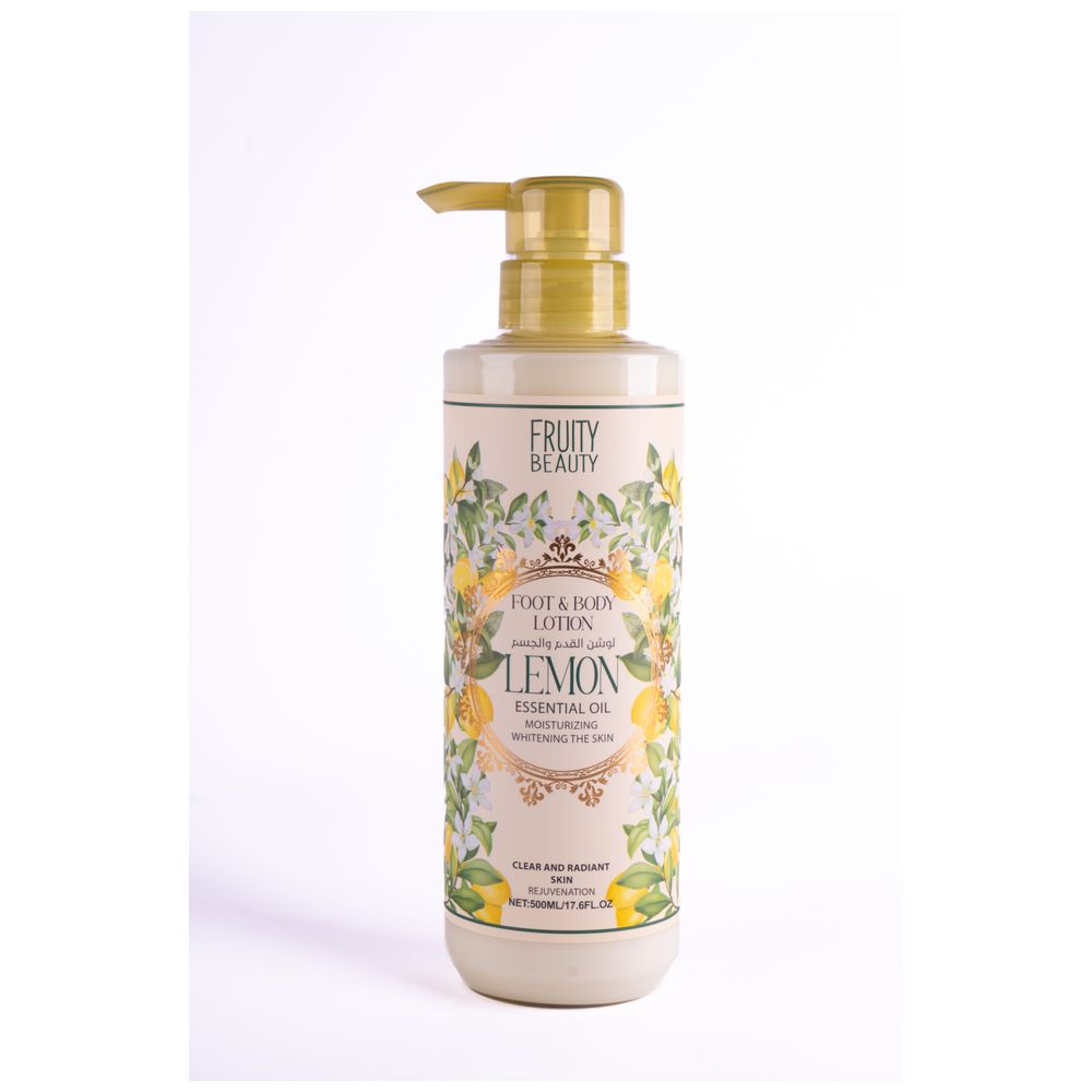 Fruity Beauty Fruity Beauty Foot & Body Lotion, Lemon  - 500ml 500ml