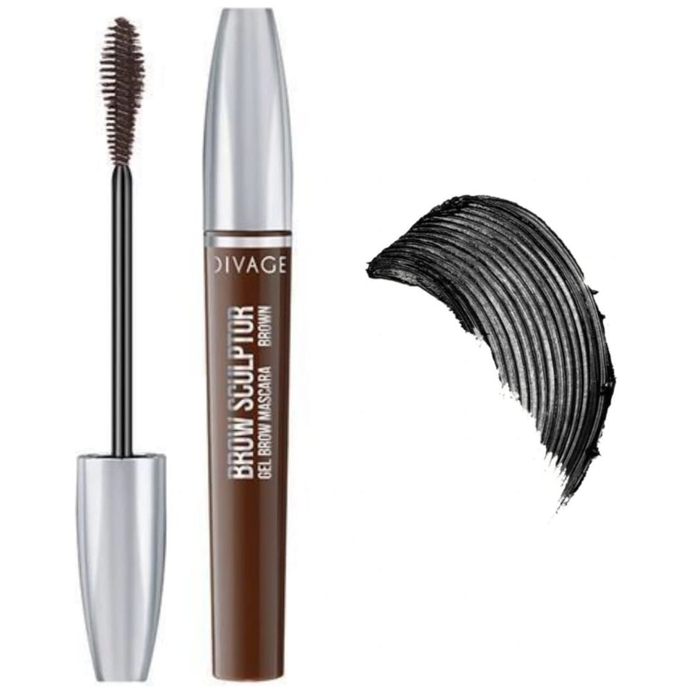Divage Divage Brow Sculptor Gel Mascara, 03 - Brown Black