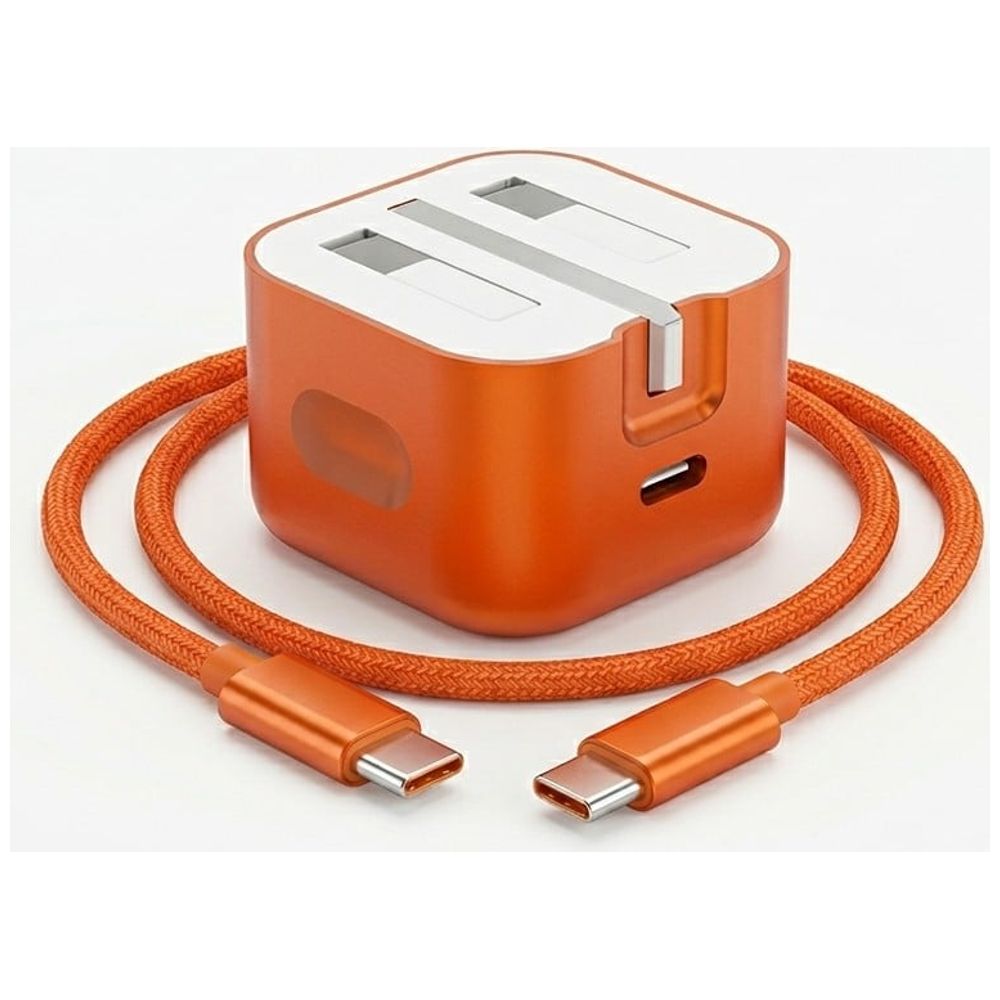 Marshall mc-20 - USB-C Wall Charger - 40W Fast Charging with Cable - Orange 40W – 45,500 IQD Iraq