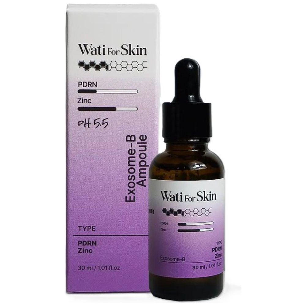 Wati For Skin PDRN - - 30 PDRN Zinc Biome Exosome-B Ampoule - 30ml