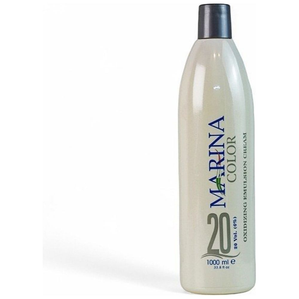 Marina Color Oxidizing Emulsion Cream For Activating Hair Color and Intensive Lightening, 20 Vol - 1000ml