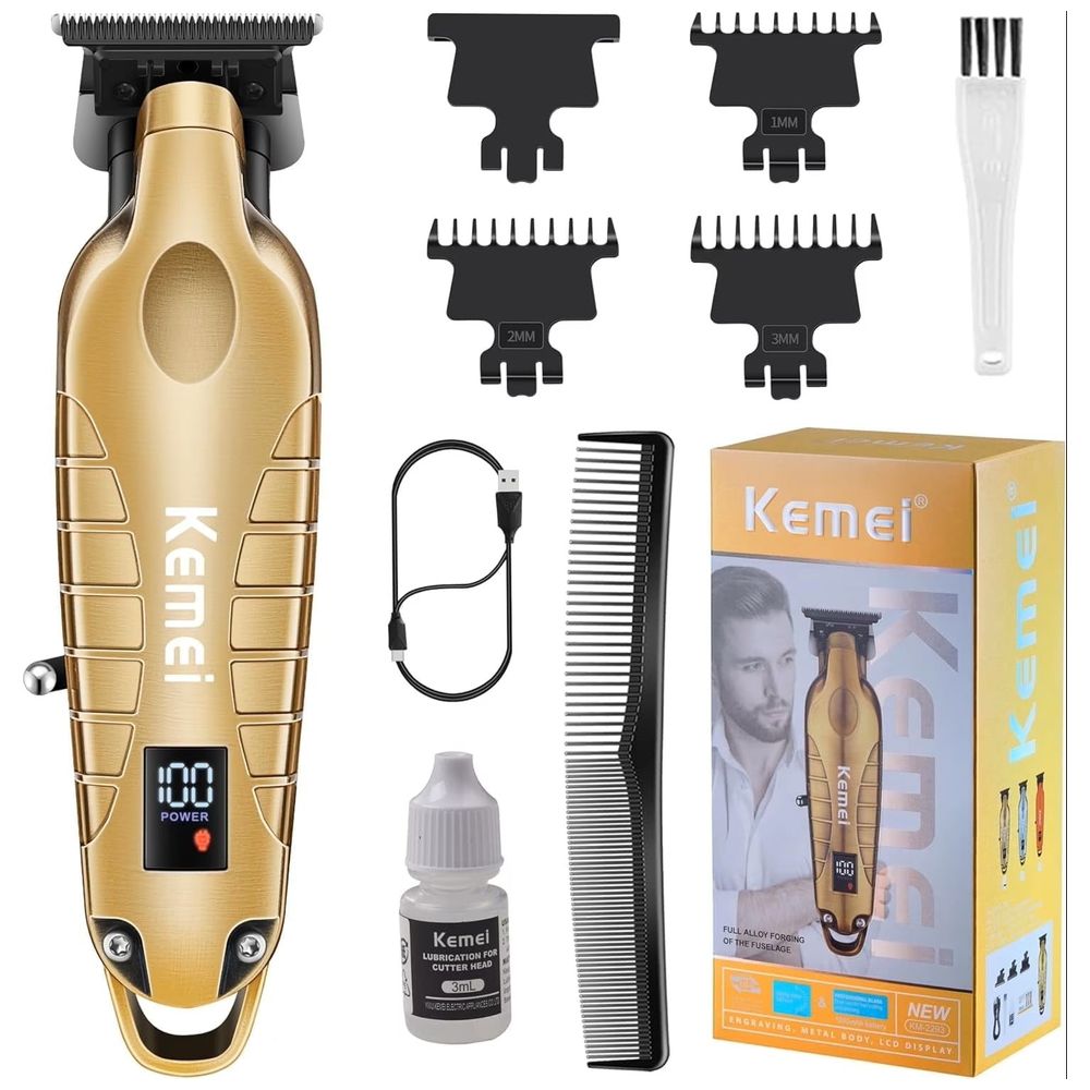 Kemei Kemei KM-2293 - Professional Hair Clipper - 180 Minutes - 1200mAh - Gold