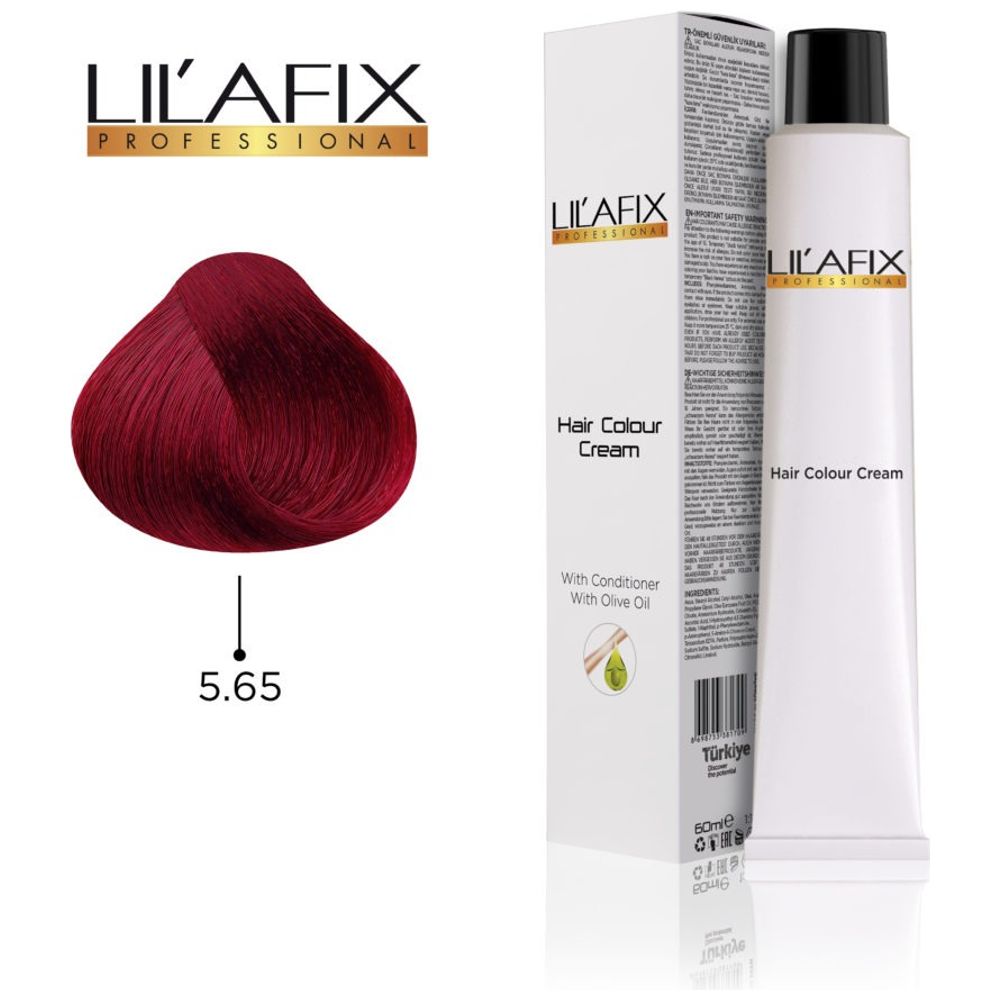 LILAFIX Hair Colour 5/65 - 60ml, Strawberry Red