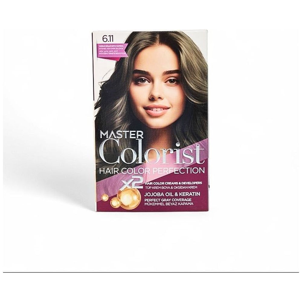 Master Colorest Hair Colour, 6.11 - Intense Ash Dark Brown